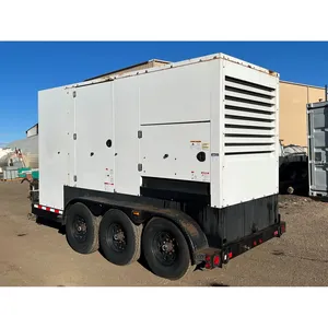 Groupe électrogène diesel d'occasion 300 kW 1800 tr/min, sélecteur de tension, refroidissement par eau, démarrage électrique 12 V CC, mobile sur remorque - Product Image 2