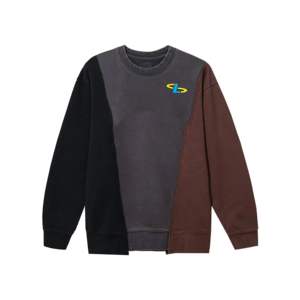 Sudadera de Algodón Grueso Personalizada para Mujer, Sudadera Holgada con Cuello Alto Simulado y Bordado, Cuello Redondo Largo y Felpa Suave - Product Image 5