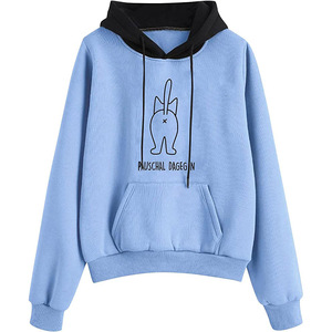 Sudadera con capucha personalizada estampada de alta calidad, chándal de algodón para mujer, Sudadera con capucha para gimnasio, sudadera informal personalizada de gran tamaño para mujer - Product Image 1