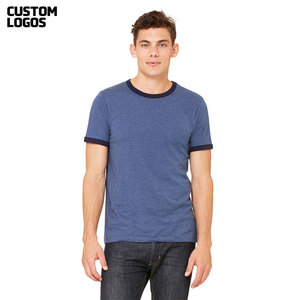 Camiseta transpirable unisex hecha Ringspun 50% Algodón 50% poliéster Heather - Product Image 1