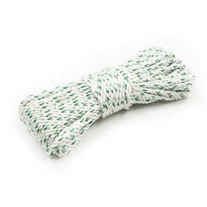 เชือกไนลอนโพลีเอสเตอร์เกรดอุตสาหกรรมสีดำ3/16นิ้วหนา5มม. ยาว20ม. ทนต่อการขัดถูบรรจุภัณฑ์ต่ำ - Product Image 1