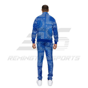 Survêtements techniques en molleton respirant pour hommes, coupe ample, haute qualité, avec logo personnalisé, design haut de gamme - Product Image 4