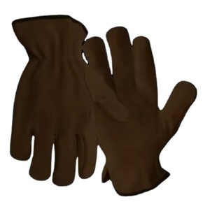 High Quality Heavy Duty Cowhide Grain & Split Leather <b>Driver</b> Work <b>Gloves</b> Elastic Cuff Anti-Slip Industrial Safety Protection - Product Image 4