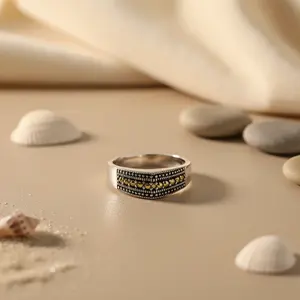 Women's Silver Marcasite Gemstone <b>Ring</b> Elegant <b>Watch</b> Gift <b>Ring</b> - Product Image 3