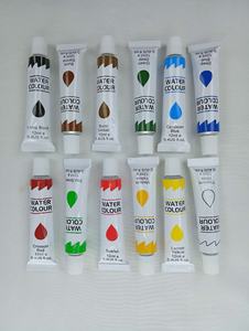 Ensemble de peinture à l'aquarelle de 17 pièces avec 12 peintures lavables non toxiques, 4 pinceaux et 1 palette - Product Image 3