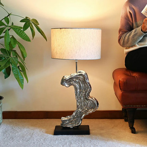 Modern Decorative Bedroom <b>Bedside</b> Unique Desk Lamp 360 Degree Lighting <b>Table</b> Lamp With <b>White</b> Lampshade - Product Image 1
