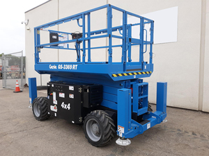 Genie GS-3369 RT ลิฟต์ยกกรรไกรผิวหยาบ4x4ใหม่ยกแพลตฟอร์มไฮดรอลิก - Product Image 3