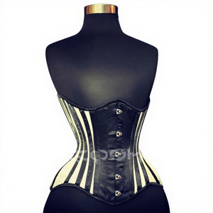 Corsé de Cintura con Varillas de Acero, Estilo Satinado a Rayas, para Suministro al por Mayor y OEM - Product Image 3