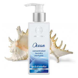 Aromatika <b>Ocean</b> Concentrated Laundry Perfume Fabric Softener 200ml Pump <b>Bottle</b> Fragrance for Daily Clothing & Bedding Care - Product Image 1