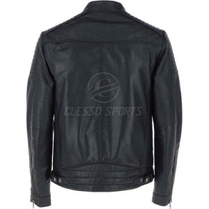 Chaqueta de Motociclista para Hombre de Cuero de Alta Calidad, Nueva Llegada, MOQ Bajo, Chaqueta de Motociclista para Hombre en Venta - Product Image 4