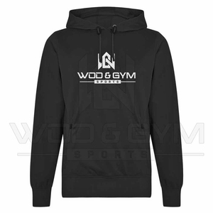 เสื้อกันหนาวมีฮู้ดสำหรับผู้ชายเสื้อมีฮู้ดแบบสวมหัวมีหลายสีผ้าฝ้ายโพลีเอสเตอร์น้ำหนักเบาขายส่ง - Product Image 3