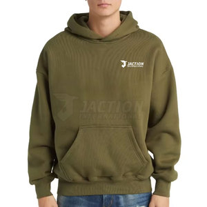 Sweats à capuche surdimensionnés personnalisés de haute qualité pour hommes dernière conception Sweats à capuche surdimensionnés de base pour hommes avec conception de logo sur mesure - Product Image 2