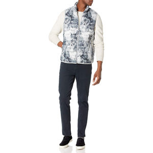 2025 nouveau Design mode hiver personnalisé bouffant hiver corps plus chaud col montant coton hommes gilet sans manches respirant bouffantes vestes - Product Image 6