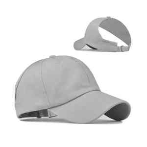 Casquette de baseball de luxe à 6 panneaux en coton noir non structurée, casquette de camionneur unie avec logo brodé personnalisé pour hommes et femmes - Product Image 1