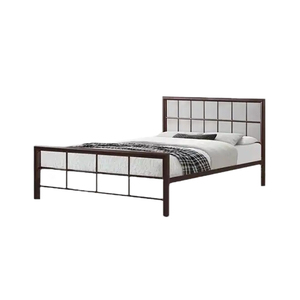 OEM Modern Design Matt Brown Heavy Duty <b>Metal</b> <b>Bed</b> Frame for Adults Queen/<b>King</b> <b>Size</b> Bedroom Furniture-KD-2132 - Product Image 1