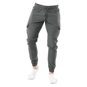 Pantalones Cargo de poliéster para hombre con estilo con material transpirable y ajuste cómodo, pantalón de punto de peso medio de poliéster 100% para hombre - Product Image 5