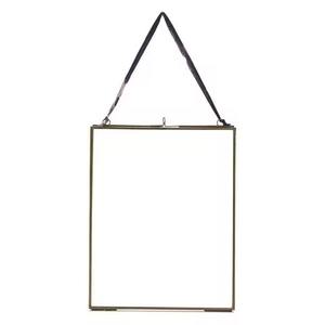 Handmade Premium Brass and <b>Glass</b> Square Photo <b>Frame</b> with Durable Construction Eco-Friendly Antique Charm <b>for</b> Home Decor - Product Image 4
