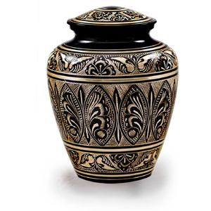 Cadeau de sympathie pour la perte d'un membre de la famille ou d'un animal de compagnie Urne de crémation en laiton pour cendres humaines au prix de gros de l'Inde - Product Image 3