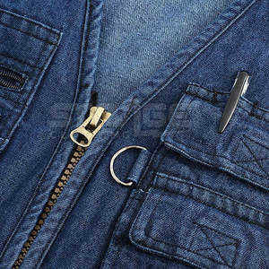 Chaleco Vaquero para Hombre, Diseño Único, Precio al por Mayor, Fabricación en Pakistán, Ligero, Ropa de Abrigo de Invierno, Transpirable, 100% Algodón - Product Image 4