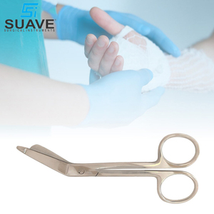 Tijeras Quirúrgicas de Acero Inoxidable para Hospital, 2026, 15 cm, con Puntas de Seguridad, por SUAVE SURGICAL INSTRUMENTS - Product Image 2