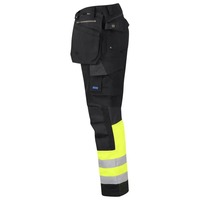 Pantalon de travail haute visibilité multi-poches, industriel, OEM, pour hommes, imperméable, coupe-vent, réfléchissant, certifié CE, antibactérien