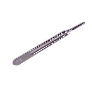 Manche de scalpel n° 4 en acier inoxydable 4 outils chirurgicaux réutilisables de qualité médicale pour grandes lames - Product Image 4