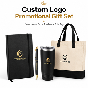 Set Regalo Promozionale Personalizzato con Logo: Quaderno, Penna, Tumbler, Borsa Tote - Kit Omaggio Aziendale per Eventi e <span class=keywords><strong>Marketing</strong></span> Fieristico - Product Image 1