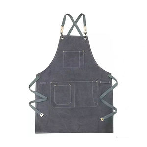 Apron with Cross Back Straps and Pockets High Quality Durable Barbers Apron - Product Image 1