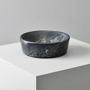 Cuenco de servicio de mármol de diseño moderno con una construcción Premium robusta, perfecto para configuraciones y presentaciones de mesas de comedor de lujo - Product Image 6