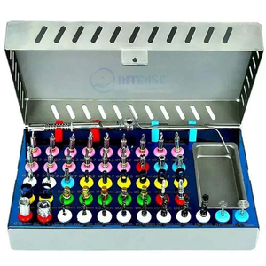 Kit de Implantología, 50 Piezas, Expansor Óseo para Implantes Dentales, Brocas Cónicas, Instrumentos Quirúrgicos, Suministros de Cirugía Oral, Acero Inoxidable - Product Image 5