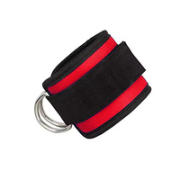 Sangles de cheville et de poignet réglables en cuir et nylon rembourrées avec anneau en D, haute compression, écologiques, unisexes, pour l'hiver