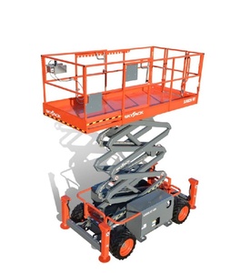 Abordable 26ft à 32ft Rough Terrain Scissor Lift à vendre Parfait pour les travaux lourds dans les environnements difficiles - Product Image 4