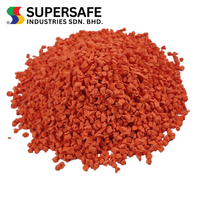 Revêtement de sol de terrain de jeux résistant et coloré Supersafe 2024, best-seller, sécurité des enfants, granulés de caoutchouc élastique EPDM, épaisseur 1-4 mm