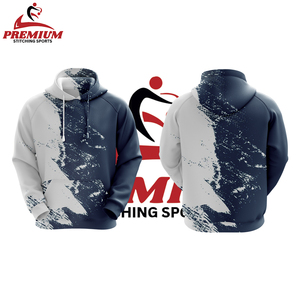 Sudadera con capucha con estampado de sublimación personalizado de estilo de tendencia, Jersey de manga completa, Sudadera con capucha sublimada teñida lisa, precio barato - Product Image 5