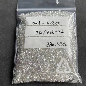 0.8 मिमी 1 मिमी 2 मिमी 3 मिमी diy गहने बनाता है जो ढीले जेम्स्टोन डेफ VVS-VS गोल हीरे के छोटे आकार के मेली cvd/hft ढीले लैब हीरा - Product Image 5