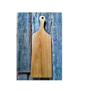 Planche à découper en bois d'acacia naturel personnalisée avec poignée |   Planche à découper écologique pour la cuisine |   Bloc de boucher robuste pour la viande - Product Image 6