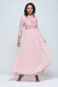 Elegante Vestido de Noche Largo para Mujer, con Lentejuelas Bordadas y Perlas, Corte en A, para Fiesta de Graduación, Evento Formal o Club - Product Image 3