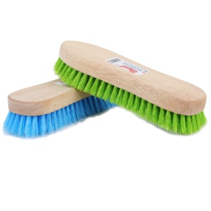 Outil de nettoyage écologique pour la cuisine et la salle de bain, brosse à récurer en fibres dures avec manche en bois - Product Image 3