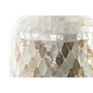 Vase Cylindrique Moderne en Nacre Capiz de Haute Qualité, Vase de Sol Durable Tressé à la Main Écologique pour la Décoration Intérieure - Product Image 3