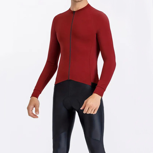 Maillot de cyclisme professionnel respirant, antibactérien, à séchage rapide, coupe-vent, couleur et logo personnalisés, unisexe - Product Image 3