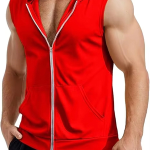 Camiseta sin mangas de gimnasio para hombre, camisetas sin mangas musculares para entrenamiento, culturismo de malla, entrenamiento físico, atlético, ligero - Product Image 1