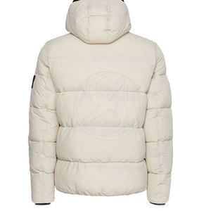 Veste d'hiver matelassée respirante de qualité supérieure avec col montant enduit et logo frontal, vente directe d'usine, best-seller - Product Image 2