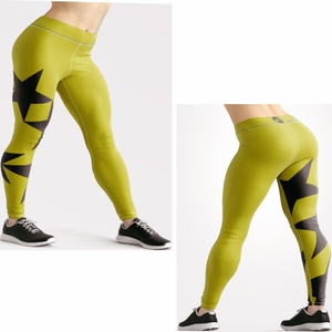Impresión personalizada de cintura alta Ecológico Estiramiento en cuatro direcciones Cómodo y duradero Legging táctil de seda Diseña tus propios pantalones de estilo - Product Image 3