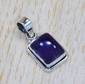 Colgante de Amatista de Uso Casual, Elaborado en Plata de Ley 925, Colgantes de Joyería Fina al por Mayor a un Precio Razonable - Product Image 1