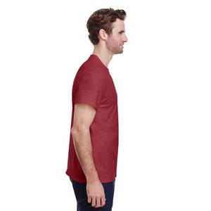 T-shirt ras du cou 100% coton pour hommes, respirant - Product Image 5