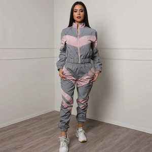 Ropa deportiva para correr de moda informal, chándal cortavientos para mujer con conjunto cortavientos de alta calidad - Product Image 2