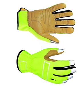 Construction <b>Gloves</b> Goatskin Leather Working <b>Gloves</b> <b>With</b> Color Visible in Low <b>Light</b> Versatile Cut Resistant Safety <b>Gloves</b> - Product Image 5