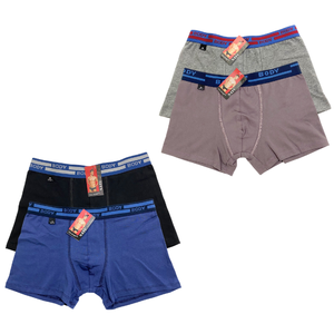 High Quality <b>Men's</b> Boxer <b>Shorts</b> Beautifully Stitched Breathable Cotton Nylon Clothing <b>3</b>/<b>4</b>/6 Pack Manufacturer Vinh Hung Vietnam - Product Image 1