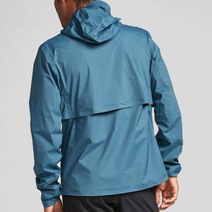Chaqueta Cortavientos Personalizada con Capucha para Hombre, Estilo Urbano, Impermeable, Reflectante, Ligera, Ropa Deportiva OEM al por Mayor - Product Image 2