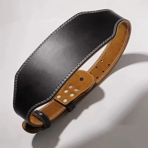 Ceintures d'haltérophilie en cuir véritable sur mesure de haute qualité fabriquées au Pakistan pour la forme physique - Product Image 6